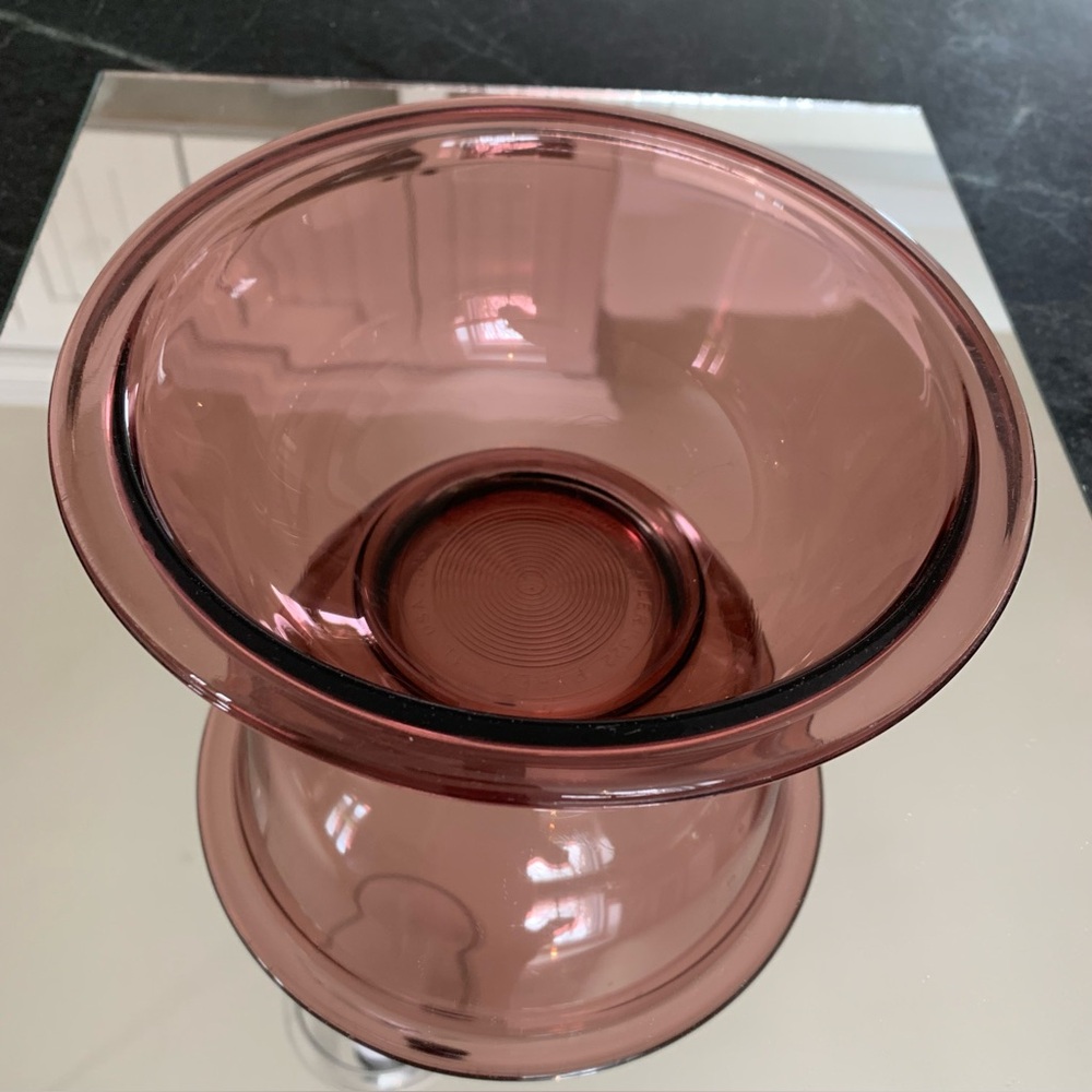 PYREX | Cranberry Glass Mixing Bowl | 322 1 litre - Picture 3 of 9